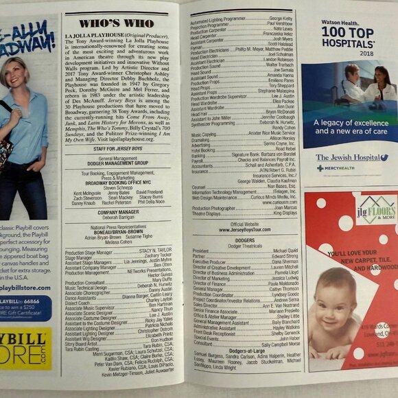 Jersey Boys Playbill October 2019 Aronoff Center Cincinnati Ohio The Four Season - Picture 7 of 13